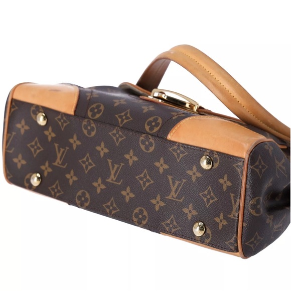 Louis Vuitton Beverly MM Monogram Handbag M40121 Brown Flap Shoulder Bag - Picture 13 of 16